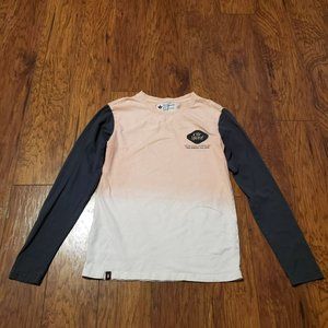 Dutch Bros Be Aware Cotton Baseball Long Sleeve Shirt Women's Small